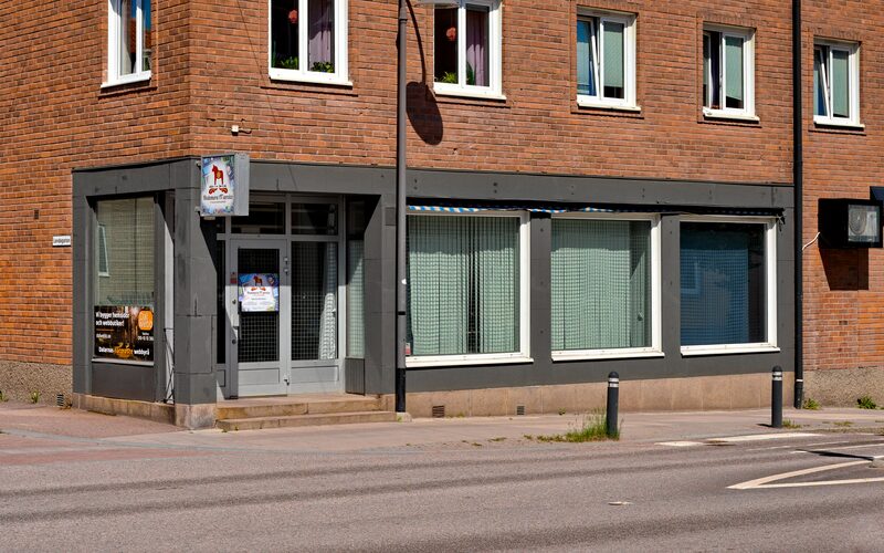 Hedemora IT-services kontor och butiksfasad på Gussarvsgatan 11 i centrala Hedemora
